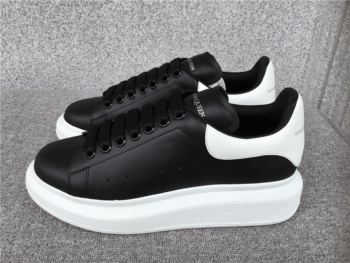 Alexander McQueen Black White Men's Casual Shoes