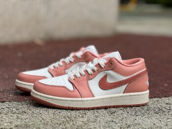 AJ1 Low – White/Pink | Classic Low-Top Street Sneaker