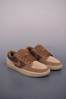 Nike SB Force 58 Vulcanized Canvas and Suede Skate Shoes